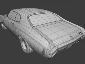 chevrolet chevelle 3D Model