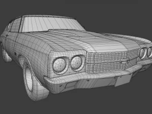 chevrolet chevelle 3D Model