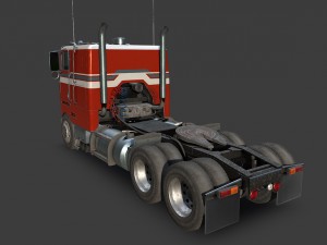large truck 3D 模型