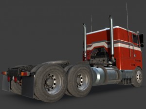 large truck 3D 模型