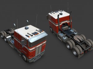 large truck 3D 模型