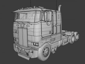 large truck 3D 模型