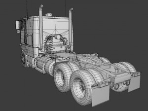 large truck 3D 模型