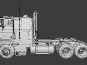 large truck 3D 模型