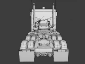 large truck 3D Model