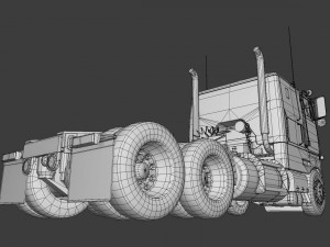 large truck 3D 模型