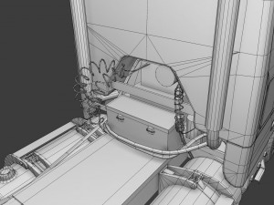 large truck 3D 模型