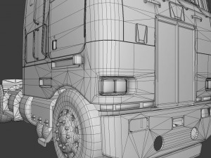 large truck 3D 模型