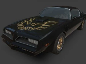 pontiac firebird 1977 3D Model