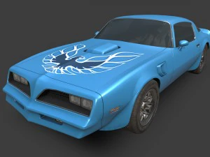 pontiac firebird 1977 3D Model
