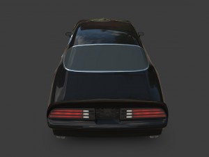 pontiac firebird 1977 3D 模型