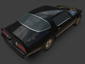 pontiac firebird 1977 3D Model