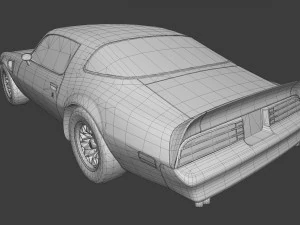pontiac firebird 1977 3D Model