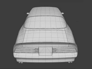 pontiac firebird 1977 3D Model