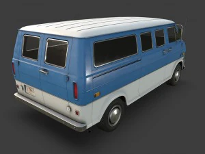 retro van 3D Model