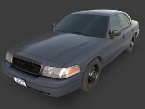 generic sedan 3D मॉडल