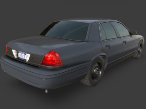 generic sedan 3D Model