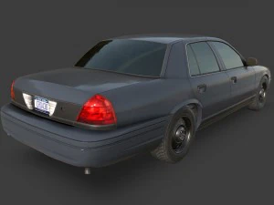 generic sedan 3D Model