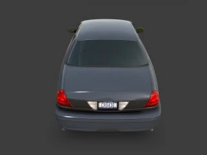 generic sedan 3D Model