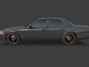 generic sedan 3D Model