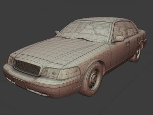 generic sedan 3D Model