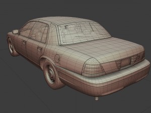 generic sedan 3D Model