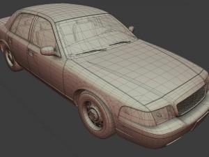 generic sedan 3D Model