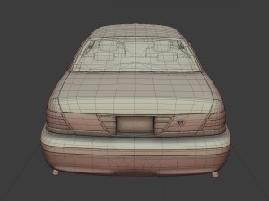 generic sedan 3D Model