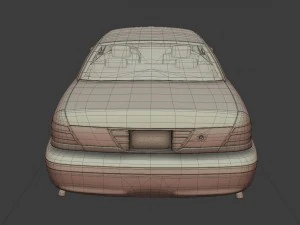 generic sedan 3D Model