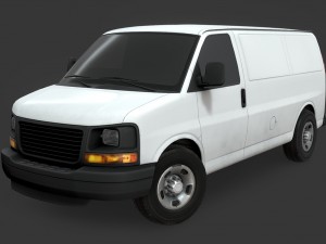 gmc savana van 3D Model