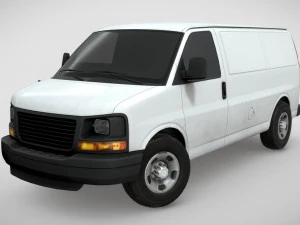 gmc savana van 3D Model