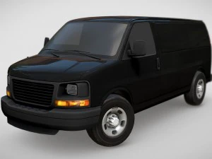 gmc savana van 3D Model
