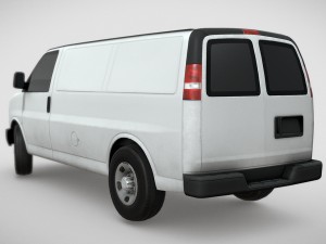 gmc savana van 3D मॉडल