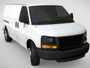 gmc savana van 3D Model