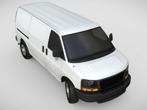 gmc savana van 3D मॉडल