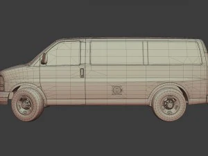 gmc savana van 3D Model