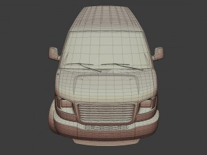 gmc savana van 3D मॉडल
