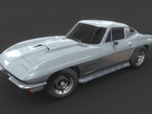korweta chevroleta z 1967 r Model 3D