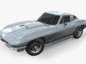 chevrolet corvette 1967 3D-Modell