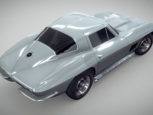 chevrolet corvette 1967 3D-Modell