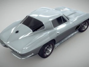 chevrolet corvette 1967 3D Model
