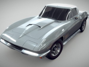 chevrolet corvette 1967 3D-Modell