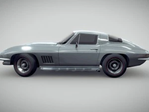 chevrolet corvette 1967 3D Model