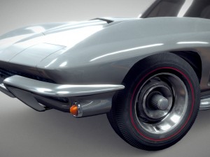 chevrolet corvette 1967 3D-Modell