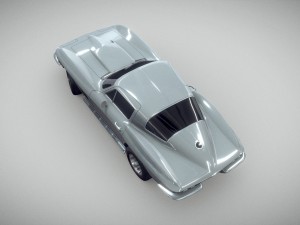 chevrolet corvette 1967 3D-Modell