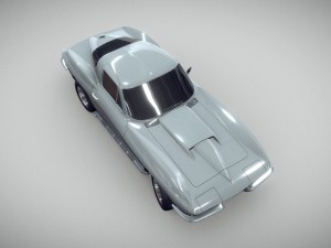 chevrolet corvette 1967 3D-Modell