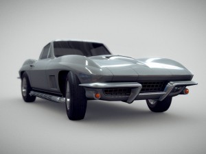 chevrolet corvette 1967 3D-Modell