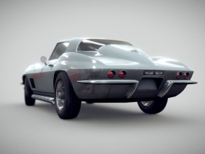 chevrolet corvette 1967 3D-Modell
