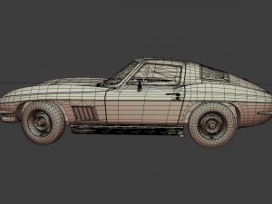 chevrolet corvette 1967 3D-Modell