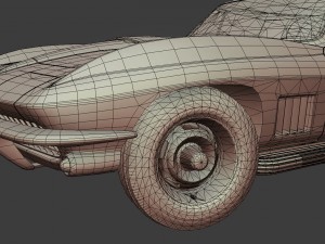 chevrolet corvette 1967 3D-Modell